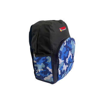 Bolso escolar camuflaje Azul Pocholin