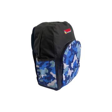 Bolso escolar camuflaje Azul Pocholin