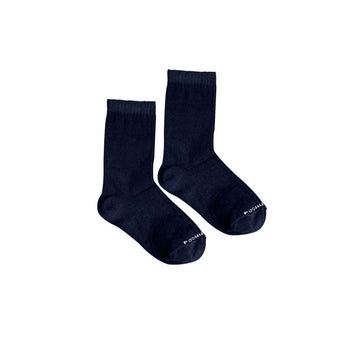 Docena de medias colegiales Azul corte medio Pocholin