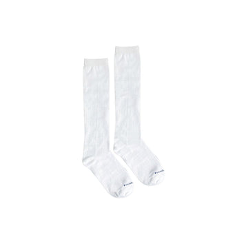 Docena de medias colegiales Blanca corte alto Pocholin