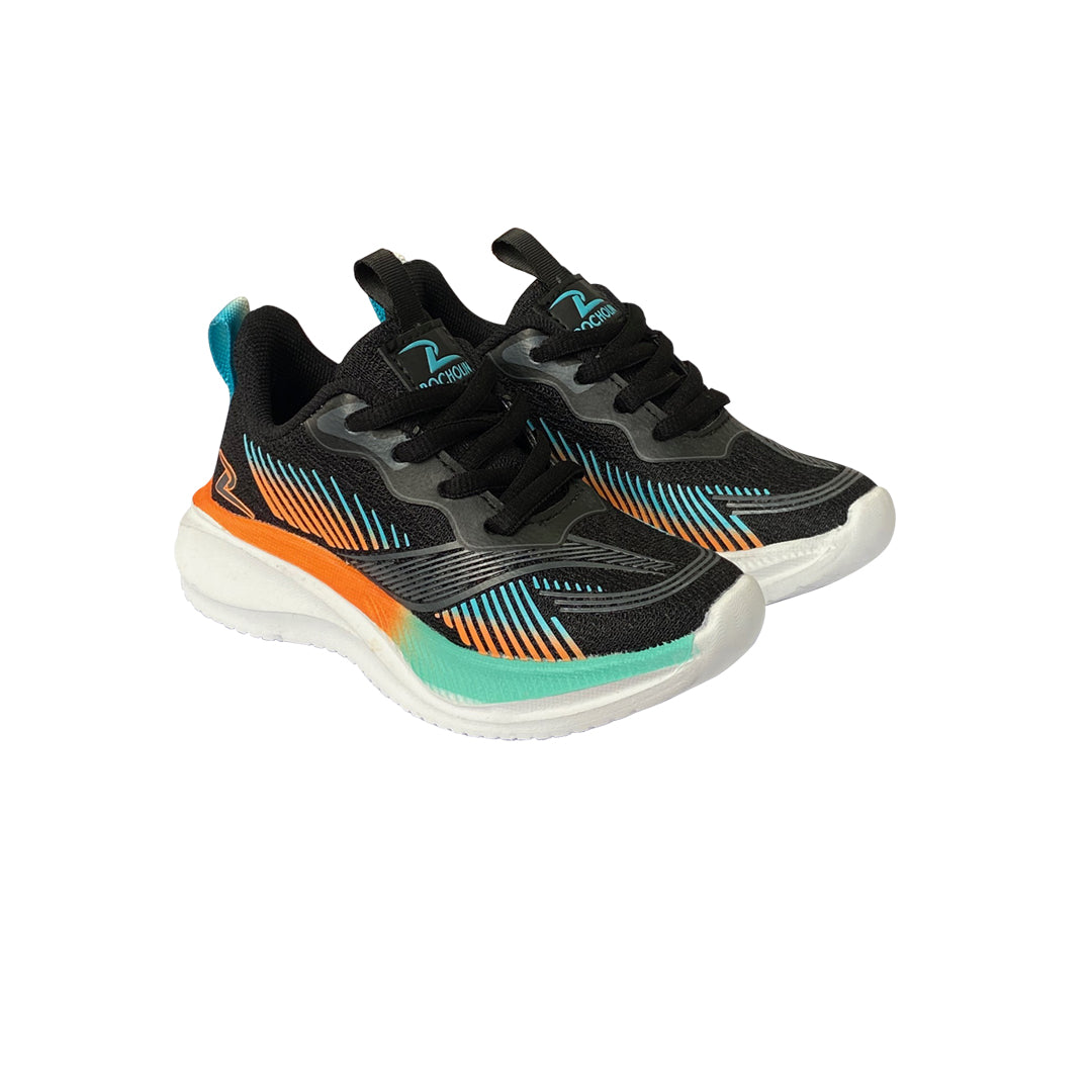 Zapato deportivo Running Pocholin Negro/naranja