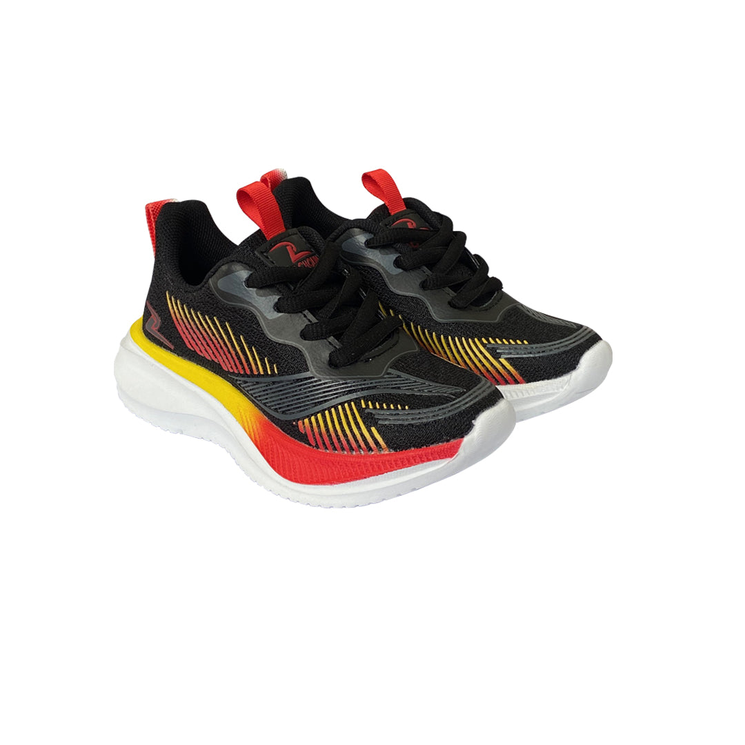 Zapato deportivo Running Pocholin Negro/rojo
