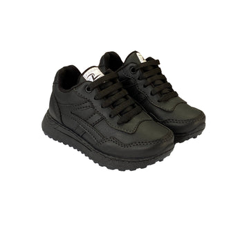 Zapatos Deportivos Colegial de trenzas Pocholin NEGRO