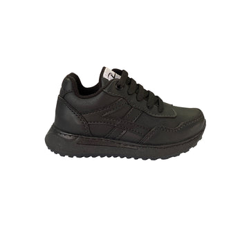 Zapatos Deportivos Colegial de trenzas Pocholin NEGRO