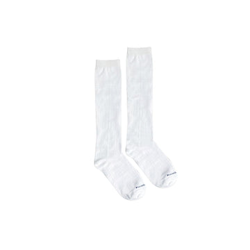 Docena de medias colegiales Blanca corte alto Pocholin