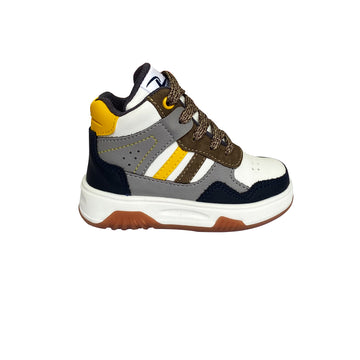 Botín Tokio Blanco/azul Pocholin