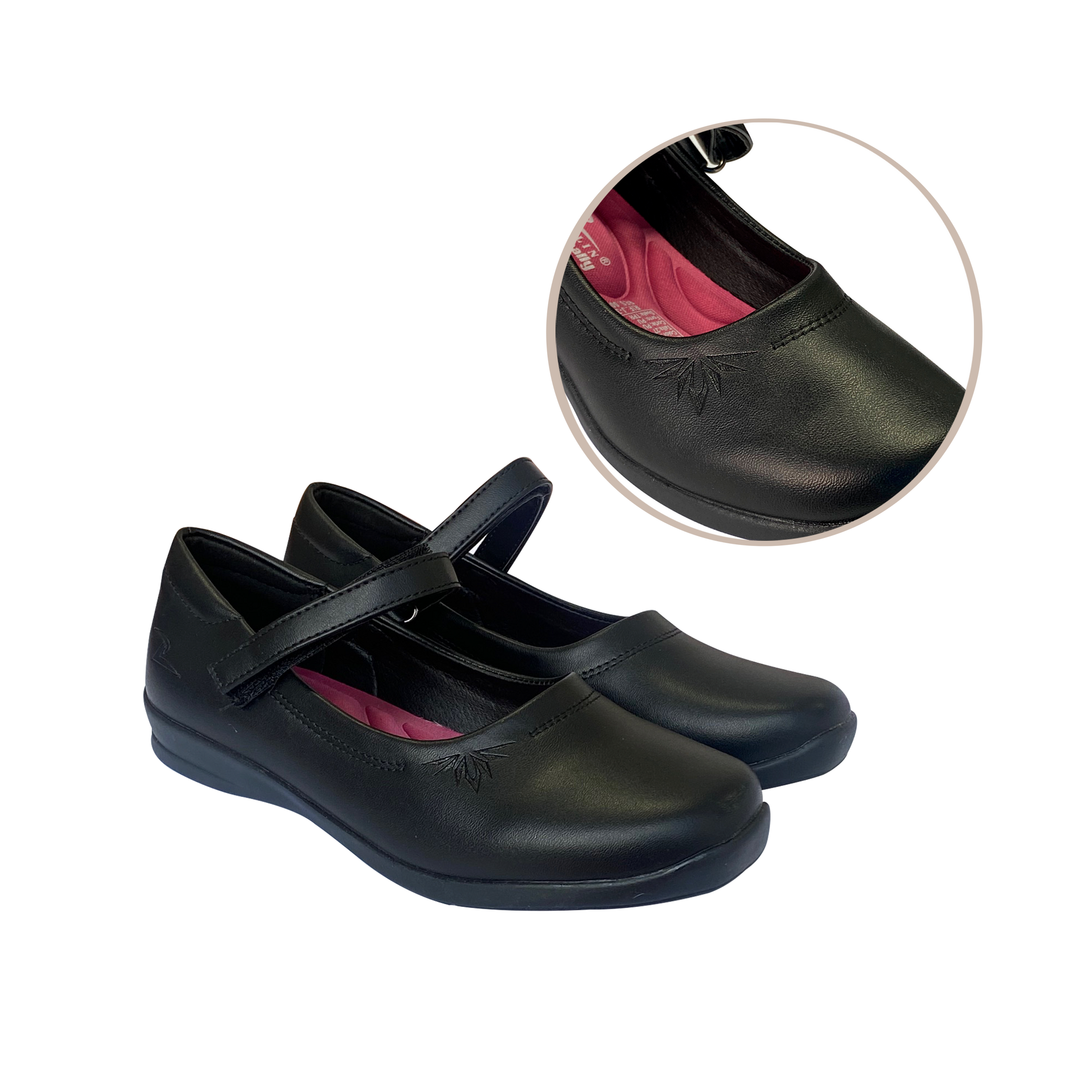 Calzado escolar de niña Pocholin (INCLUYE CARTUCHERA)