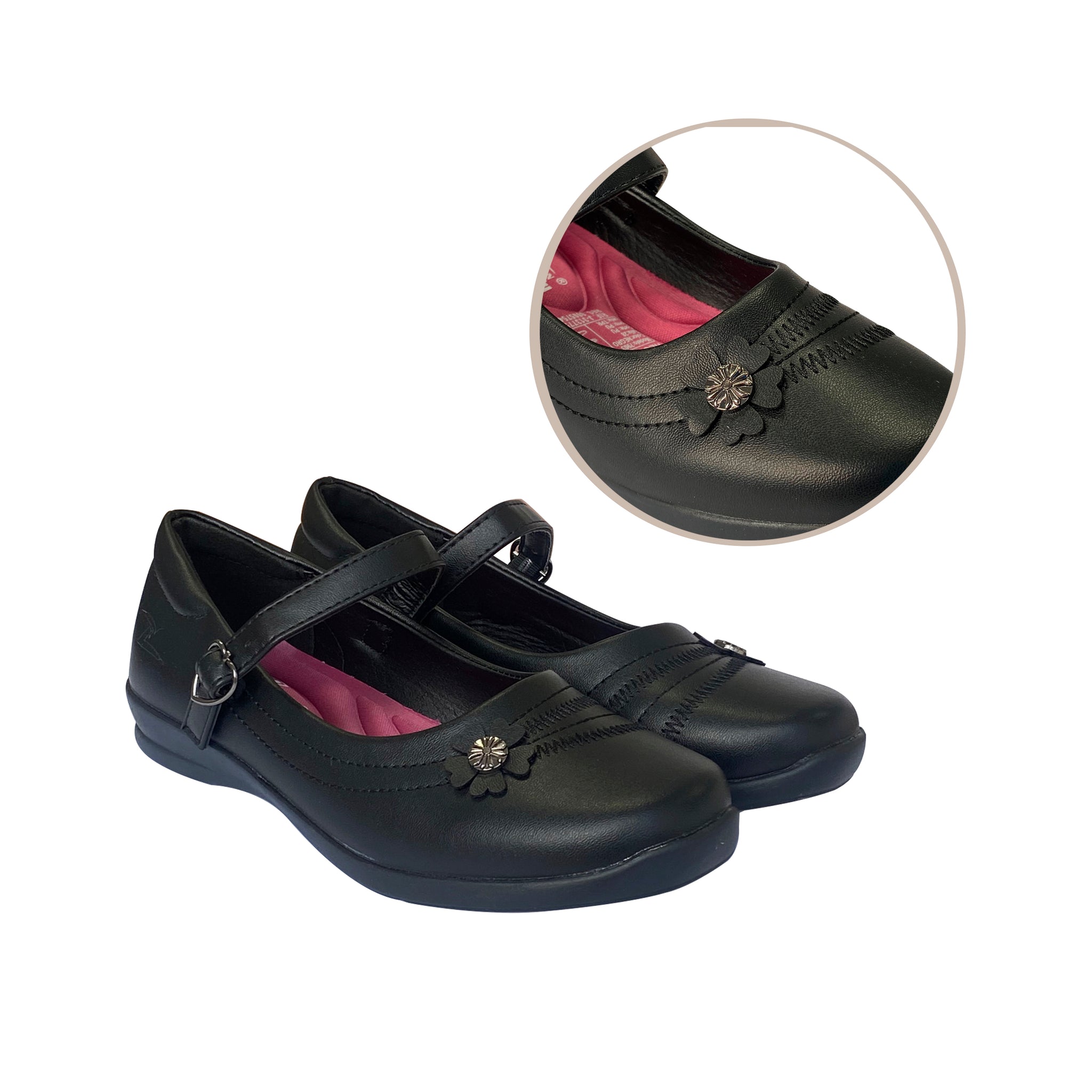 Calzado escolar de niña Pocholin (INCLUYE CARTUCHERA)