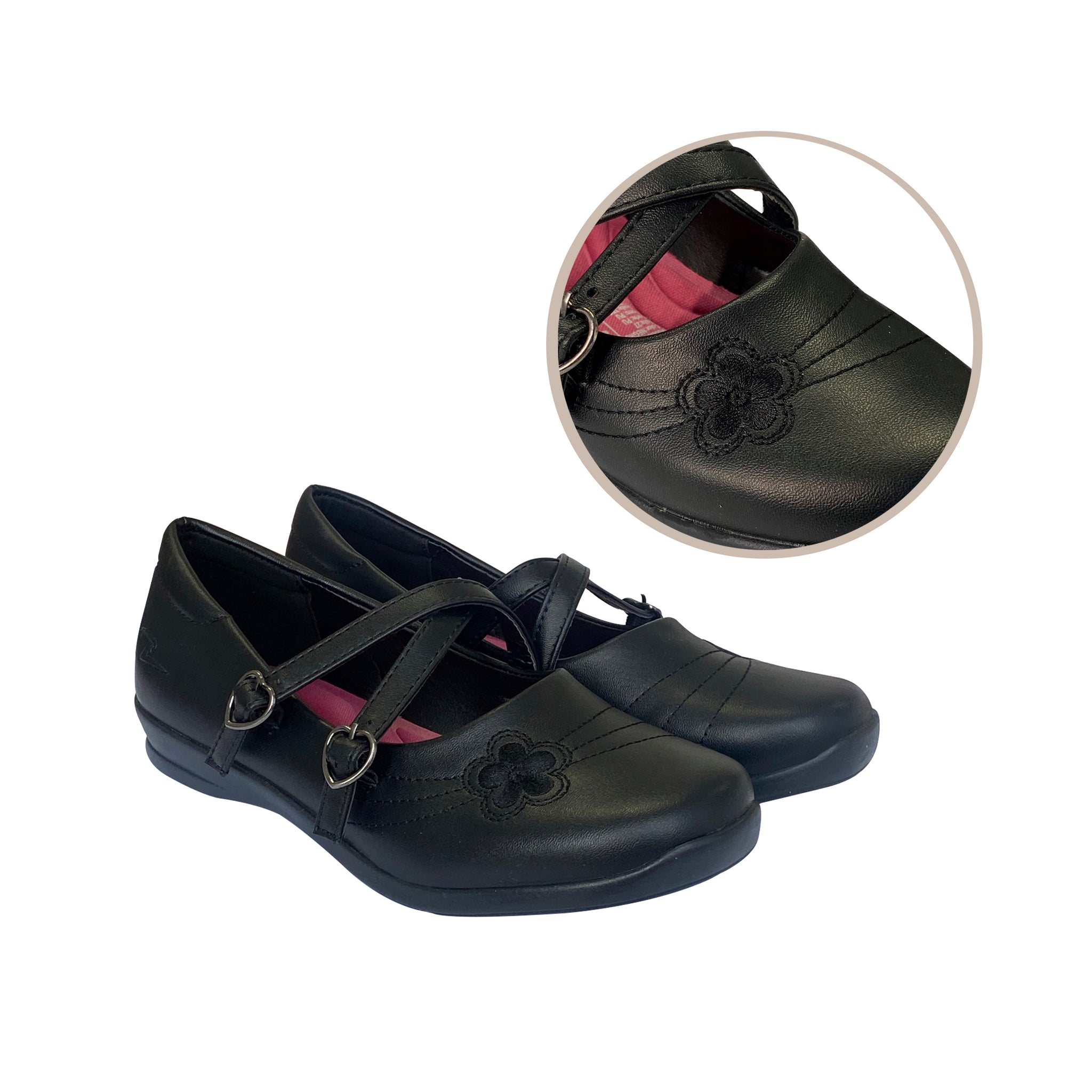 Calzado escolar de niña Pocholin (INCLUYE CARTUCHERA)