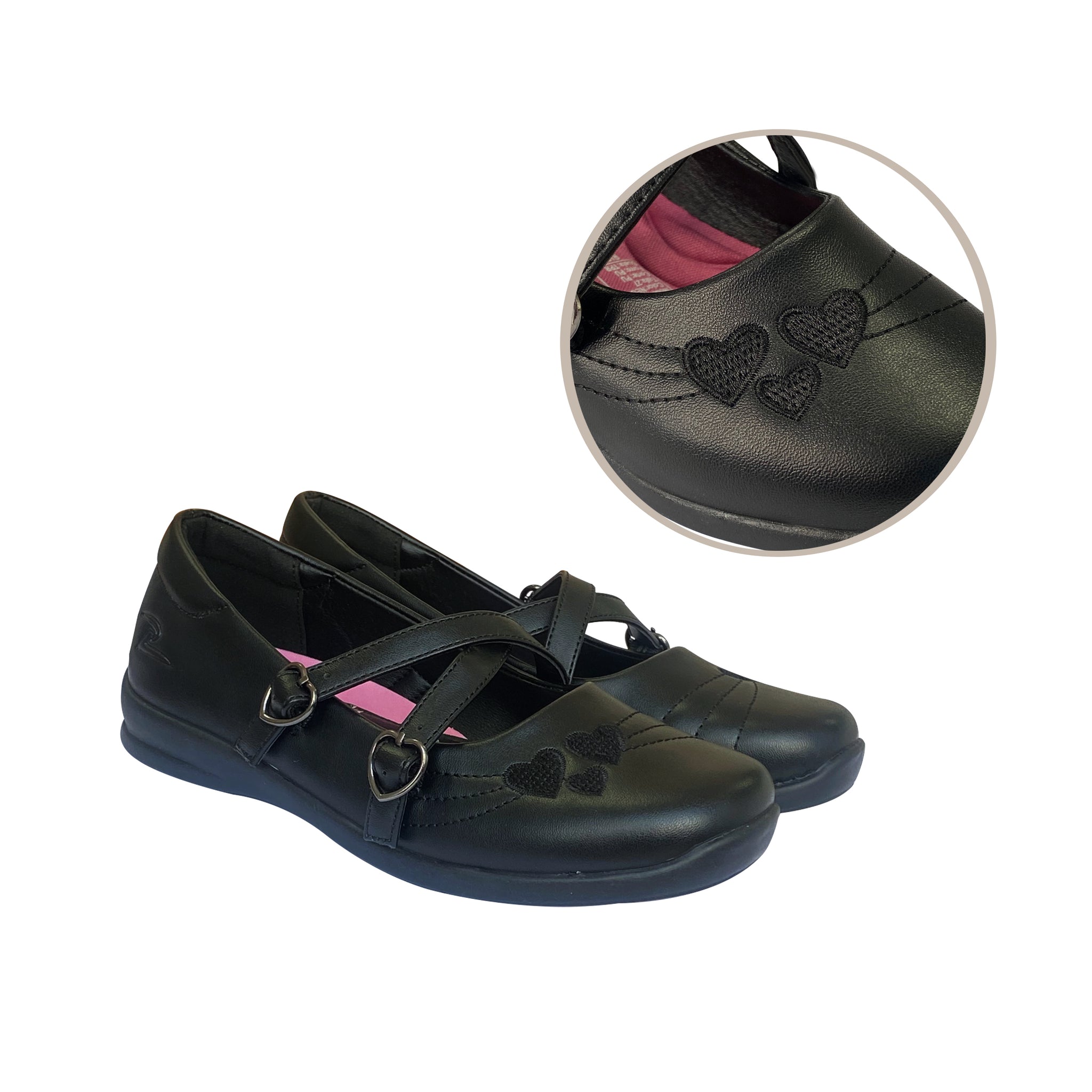 Calzado escolar de niña Pocholin (INCLUYE CARTUCHERA)