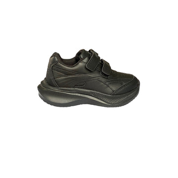 Zapatos Deportivo Colegial de cierre mágico unisex Pocholin NEGRO (INCLUYE CARTUCHERA)