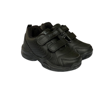 Zapatos Deportivo Colegial de cierre mágico unisex Pocholin  NEGRO (INCLUYE CARTUCHERA)