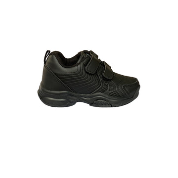 Zapatos Deportivo Colegial de cierre mágico unisex Pocholin  NEGRO (INCLUYE CARTUCHERA)