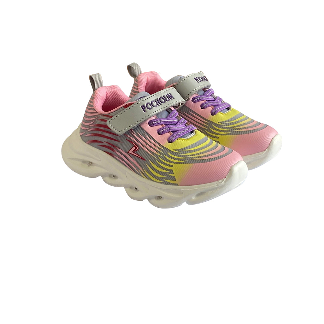 Zapatos Led Gris Pocholin