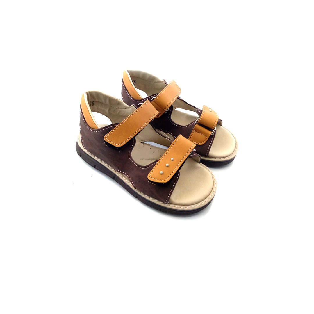 Sandalia de bebé y niño marrón Pocholin