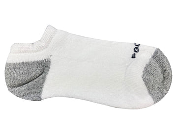 Docena de medias tobilleras blanco gris Pocholin