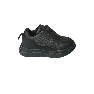 Zapatos Deportivos Colegial de cierre mágico Pocholin  NEGRO (INCLUYE CARTUCHERA)