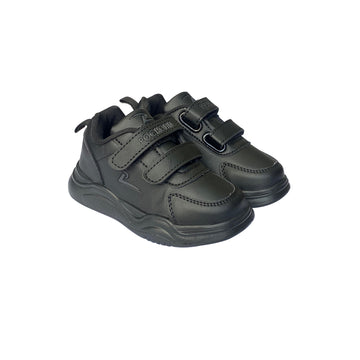 Zapatos Deportivos Colegial de cierre mágico unisex Pocholin  NEGRO (INCLUYE CARTUCHERA)