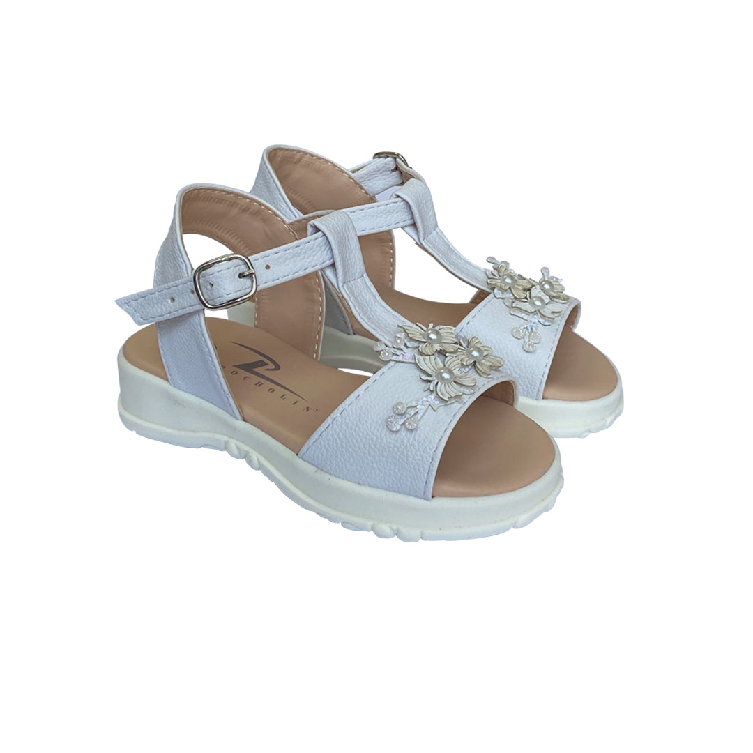 Sandalias Mini Chic blanca