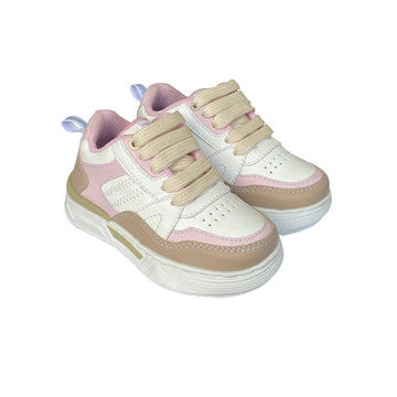 Zapato Orión Pocholin Crema/rosado