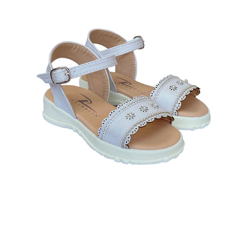 Sandalias Mini Chic blanca