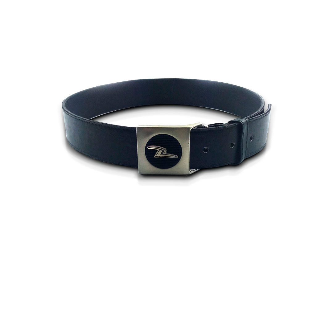 Correa negra semicuero colegial Pocholin