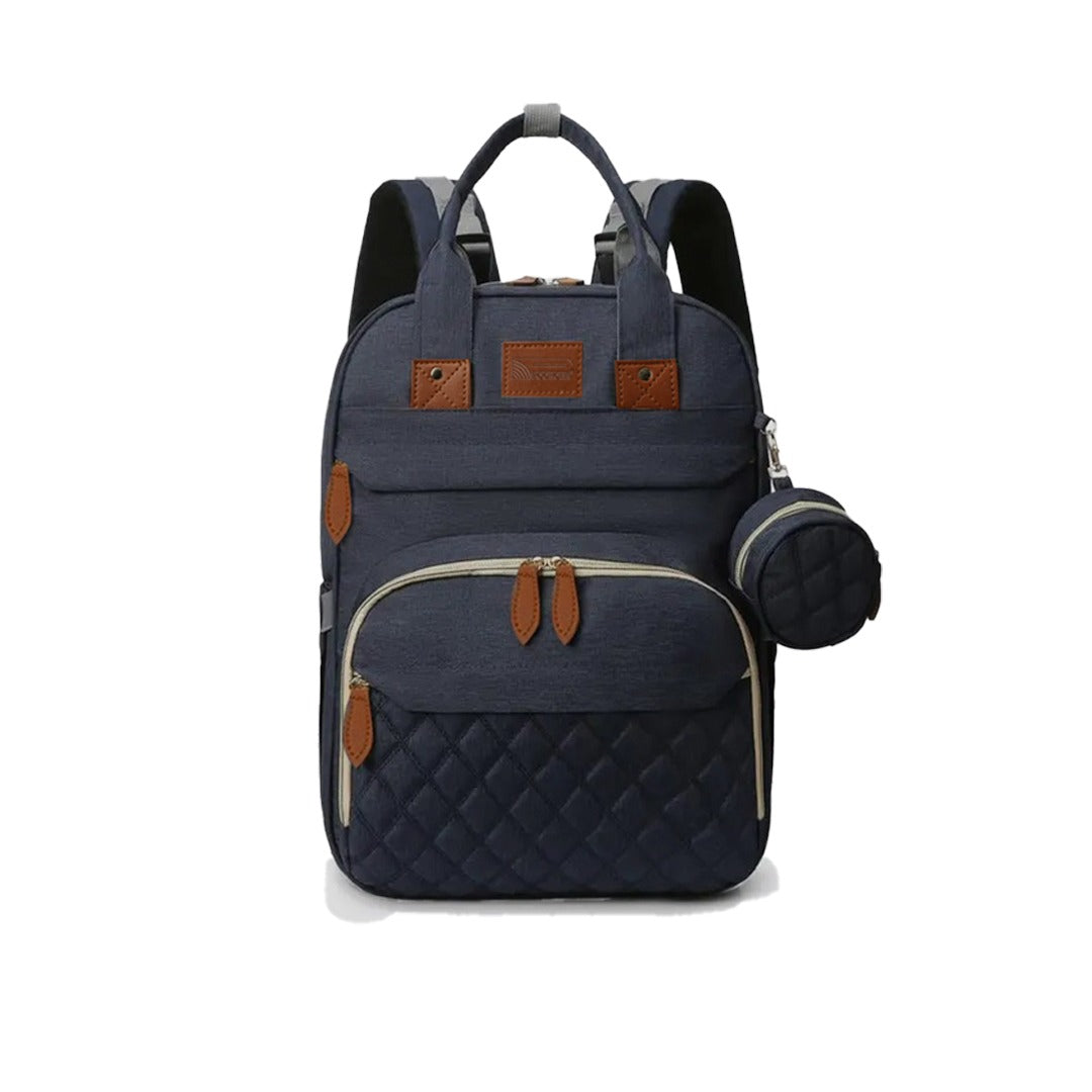 Pañalera - cuna azul marino