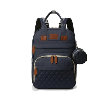 Pañalera - cuna azul marino