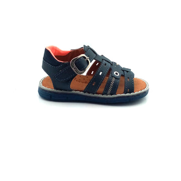 Sandalias de bebé y niño Pocholin Azul Marino Gris