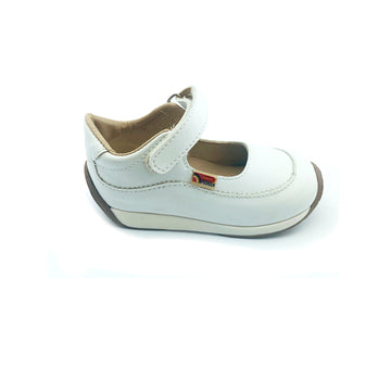 Zapatos de bebé y niña Pocholin león blanco