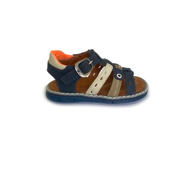 Sandalias de bebé y niño Pocholin Azul Marino/Beige/Arena