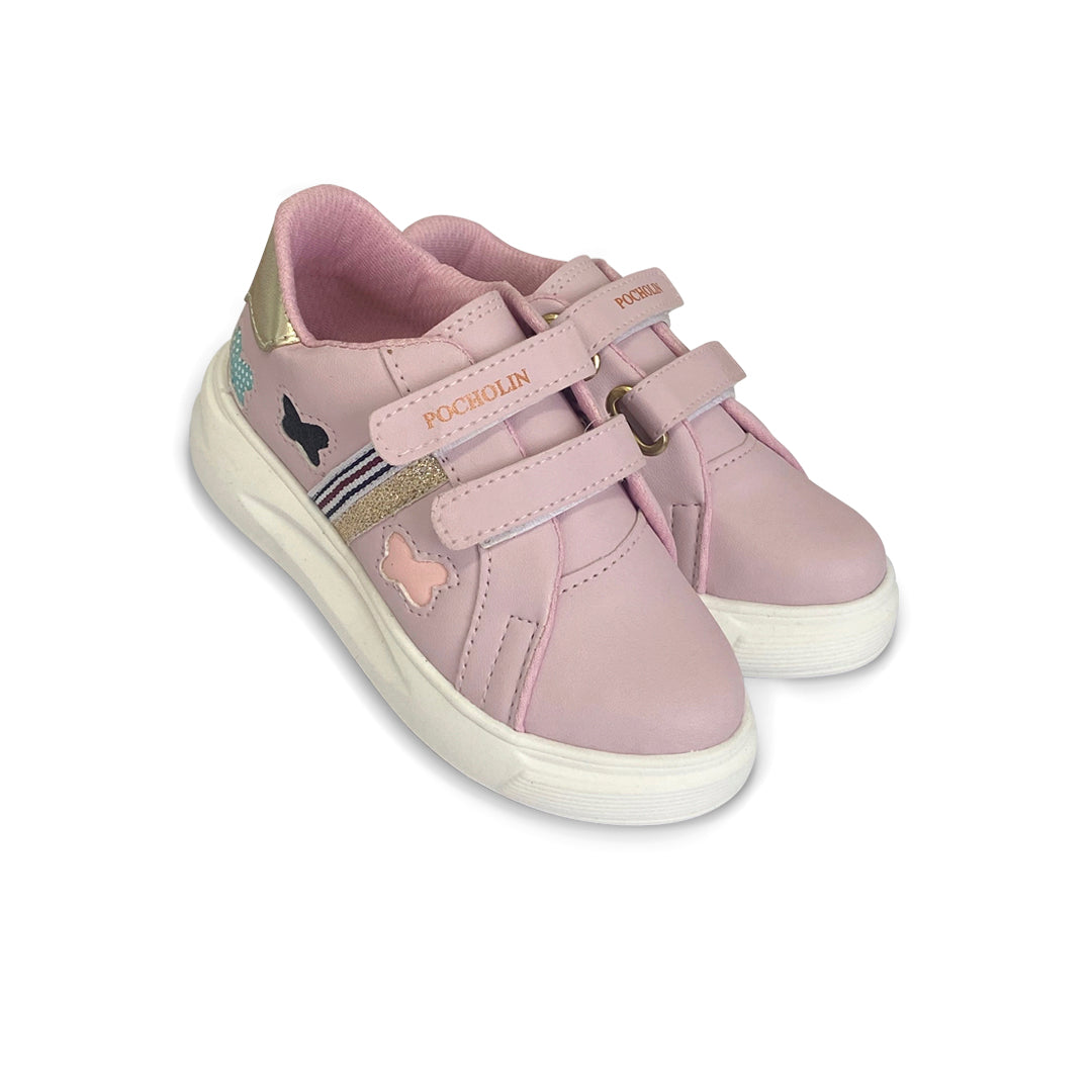 Zapatos casuales de niña Pocholin Rosado