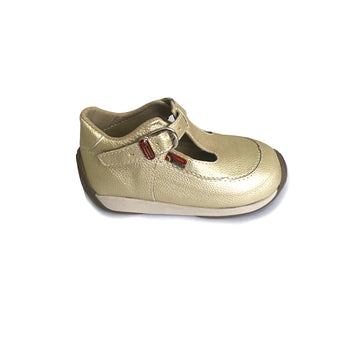 Zapatos de bebé y niña Pocholin león champagne