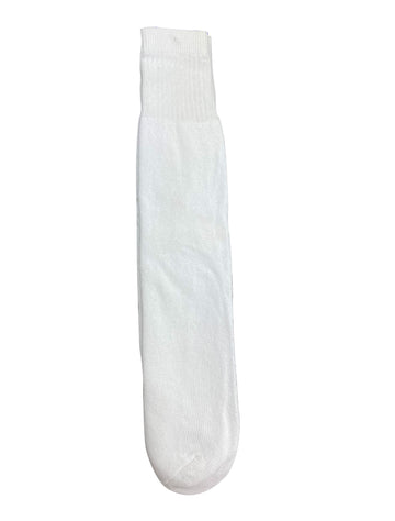 Docena de medias tubulares blancas Pocholin