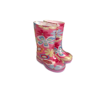 Botas de lluvia Pocholin Rosada estampada