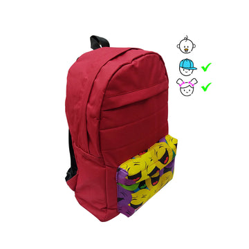 Bolso escolar de caritas Pocholin